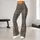 Ivory Charcoal Houndstooth Checks for Pilates Gym Commuting and Everyday Wear Leggings - 11