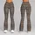 Ivory Charcoal Houndstooth Checks for Pilates Gym Commuting and Everyday Wear Leggings - 9