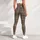 Ivory Charcoal Houndstooth Checks for Pilates Gym Commuting and Everyday Wear Leggings - 5