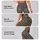 Ivory Charcoal Houndstooth Checks for Pilates Gym Commuting and Everyday Wear Leggings - 2