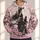 Pink Moon Witch and Black Cat for Whimsical Halloween Night Celebrations and Parties All-over Print Hoodie (Lightweight) - 1