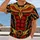 Flame Phoenix Muscle Suit for Cosplay Parties and Fantasy Convention Wear All-over Print Unisex T-shirt - 2