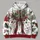 Christmas Evergreen Bow and Berry Bouquet for Festive Holiday Gatherings and Winter Cheer All-over Print Hoodie (Lightweight) - 4