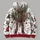 Christmas Evergreen Bow and Berry Bouquet for Festive Holiday Gatherings and Winter Cheer All-over Print Hoodie (Lightweight) - 5