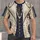 Ivory Baroque Formalwear With Navy and Gold Details for Weddings and Banquets All-over Print Unisex T-shirt - 4