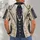 Ivory Baroque Formalwear With Navy and Gold Details for Weddings and Banquets All-over Print Unisex T-shirt - 6