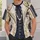 Ivory Baroque Formalwear With Navy and Gold Details for Weddings and Banquets All-over Print Unisex T-shirt - 5