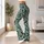 Emerald Green Leopard Spots for Pilates, Gym Training and Everyday Activewear for Women Leggings - 11