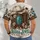 Turquoise Rodeo Boots and Jewel for Country Concerts and Western Cowgirl Style All-over Print Unisex T-shirt - 6