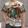 Turquoise Rodeo Boots and Jewel for Country Concerts and Western Cowgirl Style All-over Print Unisex T-shirt - 4