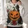 Jack-O'-Lantern, Three Black Cats and Roses for Spooky Halloween Nights and Fall All-over Print Hoodie (Lightweight) - 2