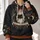 Bookish Pumpkin Ghost for Halloween Night Reading and Gothic Fall Style Gifts All-over Print Hoodie (Lightweight) - 2