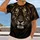 Golden-Eyed Tiger Portrait for Bold Outdoor Adventures and Wildlife Lovers All-over Print Unisex T-shirt - 2