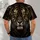 Golden-Eyed Tiger Portrait for Bold Outdoor Adventures and Wildlife Lovers All-over Print Unisex T-shirt - 6