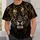 Golden-Eyed Tiger Portrait for Bold Outdoor Adventures and Wildlife Lovers All-over Print Unisex T-shirt - 5