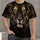 Golden-Eyed Tiger Portrait for Bold Outdoor Adventures and Wildlife Lovers All-over Print Unisex T-shirt - 4