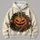 Pumpkin, Black Cats, Bats And Roses For Spooky Halloween Fall Celebrations All-over Print Hoodie (Lightweight) - 4