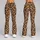 Warm Tan and Black Leopard Spots for Yoga, Gym Training and Everyday Activewear Style Leggings - 9