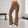 Warm Tan and Black Leopard Spots for Yoga, Gym Training and Everyday Activewear Style Leggings - 10