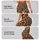 Warm Tan and Black Leopard Spots for Yoga, Gym Training and Everyday Activewear Style Leggings - 2