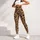 Warm Tan and Black Leopard Spots for Yoga, Gym Training and Everyday Activewear Style Leggings - 6