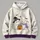 Kawaii Ghost Couple With Pumpkin Candy For Cute Halloween Autumn Celebrations All-over Print Hoodie (Lightweight) - 4