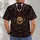 Gothic Bat Moon Rose Suit Motif for Halloween Night Celebrations All-over Print Unisex T-shirt - 6