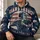 Vintage Football Quarterback and Helmet Motifs for Game Day and Casual Weekend Wear All-over Print Hoodie (Lightweight) - 6
