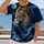 Lion Beneath a Starry Night Sky for Outdoor Adventures and Everyday Wear All-over Print Unisex T-shirt - 2