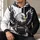 Spread-Wing Eagle Clutching Football for Game Day and Everyday Casual Wear All-over Print Hoodie (Lightweight) - 6