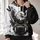 Spread-Wing Eagle Clutching Football for Game Day and Everyday Casual Wear All-over Print Hoodie (Lightweight) - 2