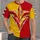 Bold Red And Gold Football Spirit Style For Game Day, Tailgates And Sports Fans All-over Print Unisex T-shirt - 4