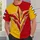 Bold Red And Gold Football Spirit Style For Game Day, Tailgates And Sports Fans All-over Print Unisex T-shirt - 5