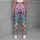 Pastel Leopard Spots With Ombre Color for Yoga, Gym Training and Outdoor Runs for Her Leggings - 6
