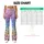 Pastel Leopard Spots With Ombre Color for Yoga, Gym Training and Outdoor Runs for Her Leggings - 7
