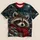 Snowy Woodland Raccoon With Holly For Cozy Winter Evenings And Nature Lovers All-over Print Unisex T-shirt - 1