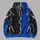 Cybernetic Black and Blue Split Armor for Futuristic Commuting and Streetwear Style All-over Print Hoodie (Lightweight) - 5
