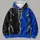 Cybernetic Black and Blue Split Armor for Futuristic Commuting and Streetwear Style All-over Print Hoodie (Lightweight) - 4