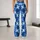 Navy And White X O Motifs For Yoga, Pilates, And Everyday Activewear Wardrobes Style Leggings - 10