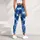 Navy And White X O Motifs For Yoga, Pilates, And Everyday Activewear Wardrobes Style Leggings - 5