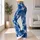Navy And White X O Motifs For Yoga, Pilates, And Everyday Activewear Wardrobes Style Leggings - 12