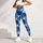Navy And White X O Motifs For Yoga, Pilates, And Everyday Activewear Wardrobes Style Leggings - 4