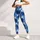 Navy And White X O Motifs For Yoga, Pilates, And Everyday Activewear Wardrobes Style Leggings - 6