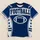 Navy and White Football Jersey Style for Game Day and Weekend Sports Fans All-over Print Unisex T-shirt - 1