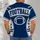 Navy and White Football Jersey Style for Game Day and Weekend Sports Fans All-over Print Unisex T-shirt - 6