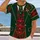 Emerald Tartan Holiday Blazer Look for Christmas Parties and Family Gatherings All-over Print Unisex T-shirt - 2