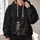 Skeleton With Red Balloon and Rose for Whimsical Halloween Nights All-over Print Hoodie (Lightweight) - 2