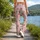 Pink Strawberry Rainbows for Yoga, Pilates, and Everyday Outings Leggings - 12