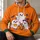 Cute Ghost Trio with Pumpkin Pail for Halloween Trick-or-Treat Celebrations All-over Print Hoodie (Lightweight) - 6