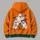Cute Ghost Trio with Pumpkin Pail for Halloween Trick-or-Treat Celebrations All-over Print Hoodie (Lightweight) - 5